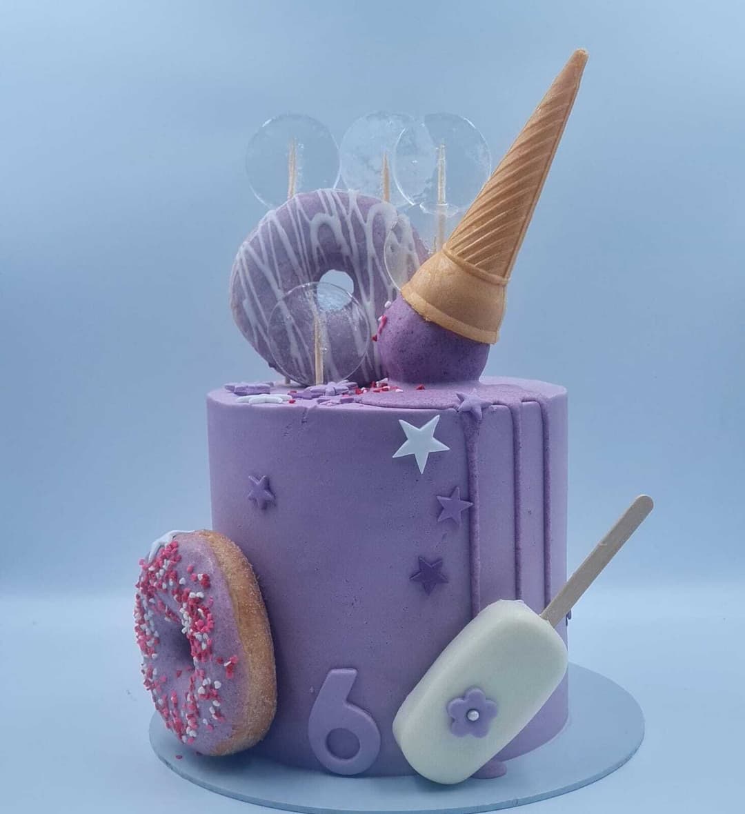 Purple Ice Cream Cake