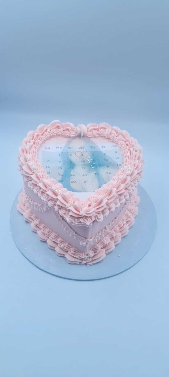 Burn Away Heart Cake